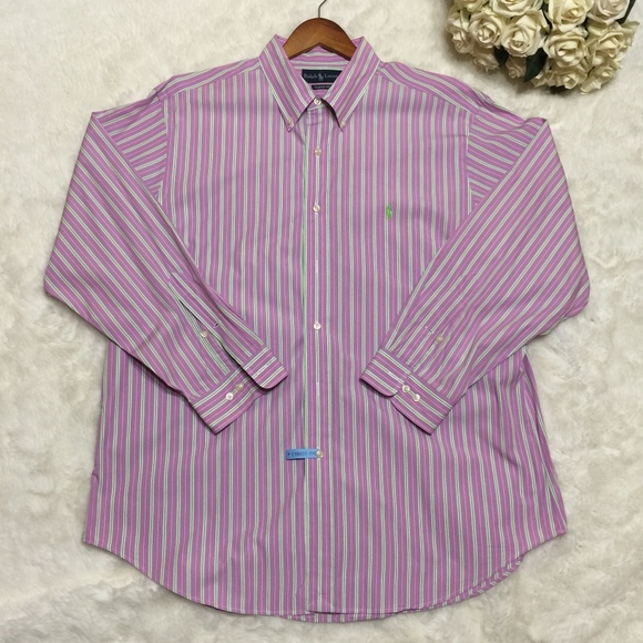 classic fit striped shirt